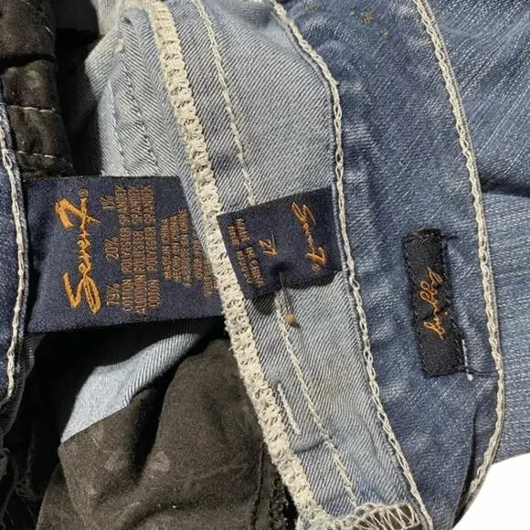 Seven7 Jeans size 27 skinny low rise medium Wash - Picture 7 of 7